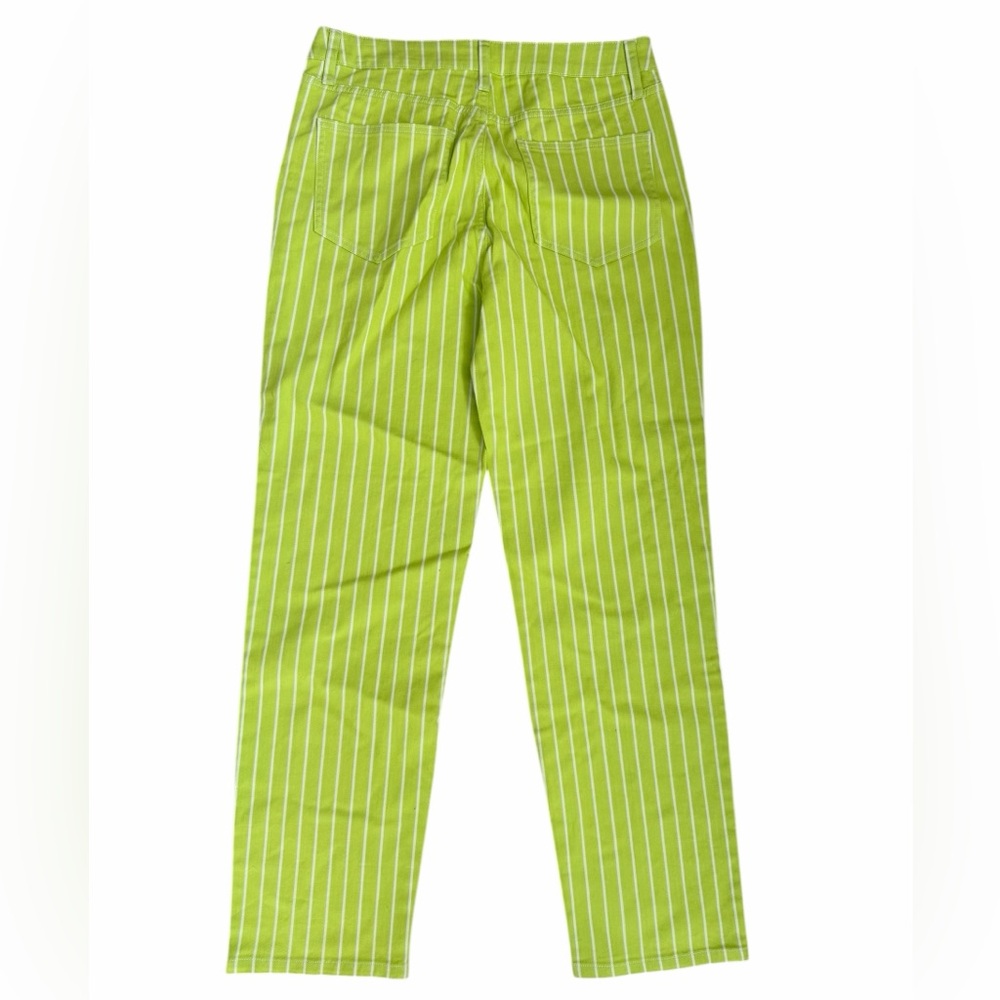 TARGET VICTOR GLEMAUD ACID LIME Striped Jeans Size 6 NWT - Picture 4 of 12
